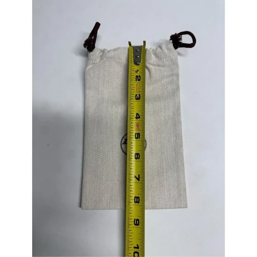 Authetic Hermes Drawstring Dust Bag Size 5 X 8 Inches